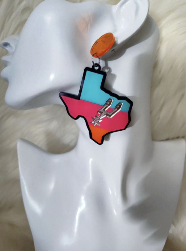 SA SPURS TX Earrings